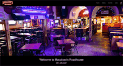 Desktop Screenshot of macalusosroadhouse.com